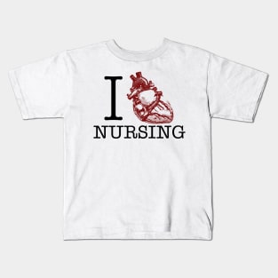 I Heart Nursing Kids T-Shirt